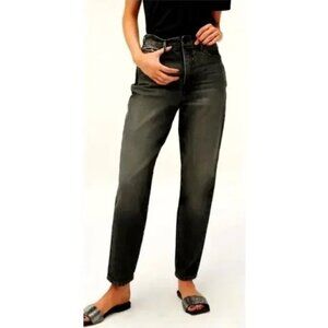 Good American Black Jeans Size 4/27 NWT Good Girlfriend Boyfriend $159